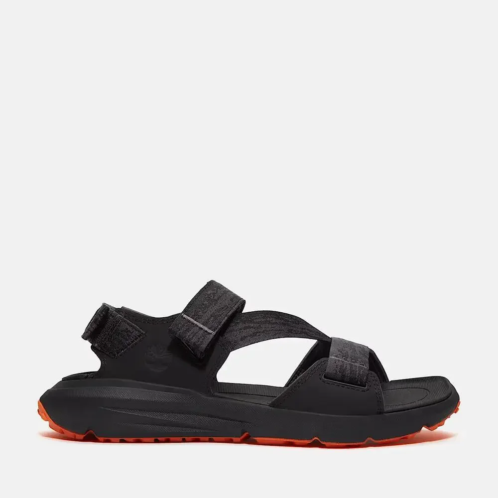 Timberland Motion Dune TB0A6DPPETY Sandal Mens Black Backstrap Round Toe DWA1762